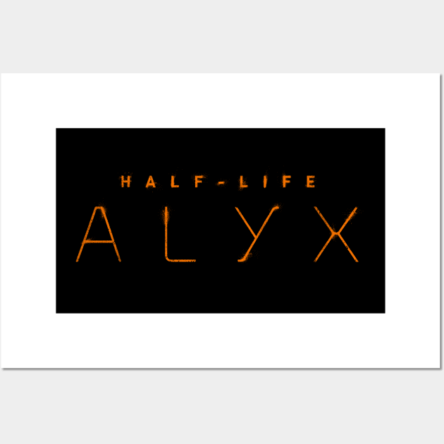 Half-Life Alyx Logo [Texturized!] Wall Art by José Ruiz